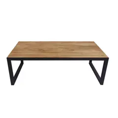 SOFA MARKET - Mesa de Centro Baja Estructura Laca Negro