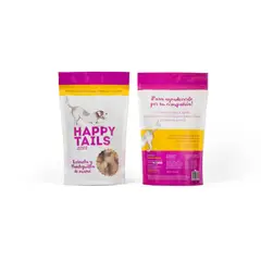HAPPY TAILS - Snack Para Perro Tocineta Y Mantequilla De Mani 180g