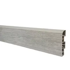 undefined - Guardaescoba Pvc Gris Fiumo 2.4 Metros Holztek