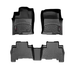 WEATHERTECH - Tapete Termoformado Toyota Prado 2010 2013 1 Y 2 Fila Negro