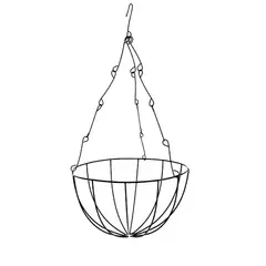 GENERICO - Canasta Metálica No5 Mini Palomino Roots 26cm x3und Negro