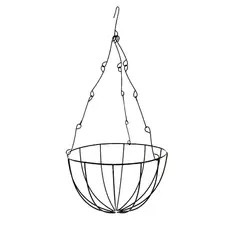 GENERICO - Canasta Metálica No10 Mini Palomino Roots 28cm x3und Negro