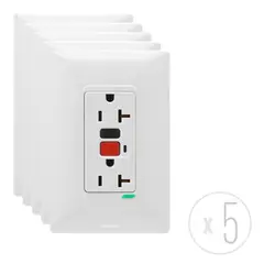 LEGRAND - Toma Doble P/T Gfci 20A 127V Futura X5Und