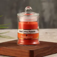 ILUMINATA - Vela Vaso 67 Gr 7.5x8.5 Cm Mandarina Pomelo