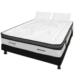 DORMILANDIA - Colchón Wonderful UP Queen 160x190cm + Base Cama Dividida