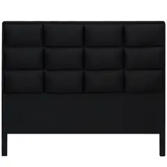 DORMILANDIA - Cabecero para Cama Doble Londres Negro