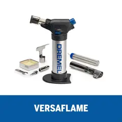 DREMEL - Versaflame Soplete A Gas Butano Con 7 Accesorios + Caja Metálica