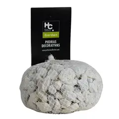 JUST HOME COLLECTION - Piedra Decorativa Fosil No.1 Blanca X 1000 Gr
