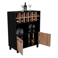 RTA DESIGN - Mueble para Bar Kaia 103x78x40cm Wengue/Miel