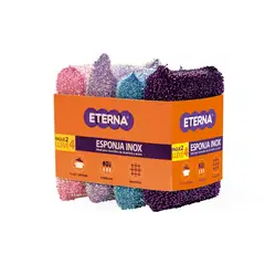 ETERNA - Esponja Inoxidable Pague 2 Lleve 4