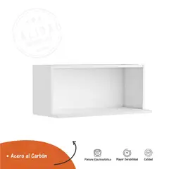 BERTOLINI - Mueble Microondas Gourmet Alto 35 Cm X 60 Cm Ancho X 35.5 Cm Blanco