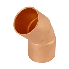 HUMBOLDT - Codo 45 cobre 1/2" pulgadas