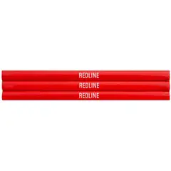 REDLINE - Set 3 Lapiz Ebanista 3Pzs Oval