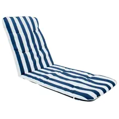 JUST HOME COLLECTION - Cojín Para Asoleadora Poliéster Azul 52 X 119 Cm