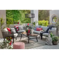 undefined - Juego De Terraza Sala Exterior Aluminio 4 Piezas Budapest