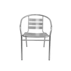 undefined - Silla Slat Aluminio/Metal Negra -Tm