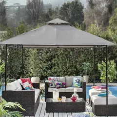 undefined - Juego De Terraza Sala Exterior Ratán Sintético 5 Piezas Cirali