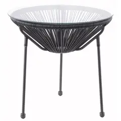 undefined - Mesa Exterior 1 Pieza Rattan Sint Acapulco Cozumel Negro