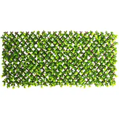 JUST HOME COLLECTION - Jardín Vertical Artificial Flores Rosadas 100x200cm