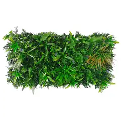 JUST HOME COLLECTION - Jardín Vertical Artificial Flores Tropicales 50x100cm