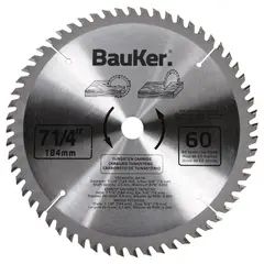 BAUKER - Disco Corte Madera 7-1/4 16 Dientes