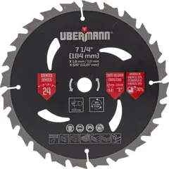 UBERMANN - Disco Madera 7-1/4-pulg 16 Dientes