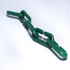 PRACTICASA - Paq x 50 Mts Cadena Plástica Eslabonada Verde