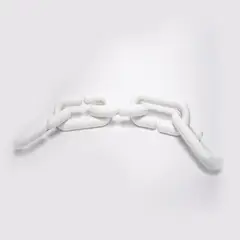 PRACTICASA - Paq x 100 Mts Cadena Plástica Eslabonada Blanca