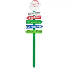 DEAR SANTA - Estacas 91cm Flecha Dirección a Papá noel