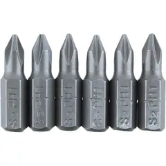 BAUKER - Set 6 Puntas 25mm PH#1