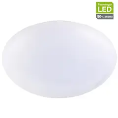 CASA BONITA - Plafón LED Basic Luz Cálida 800 Lúmenes 12w 20 cm