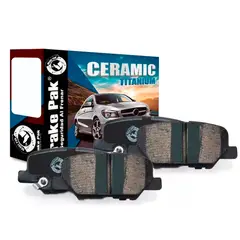 GENERICO - Pastillas De Freno Brake Pak Para Mazda 3 Trasera