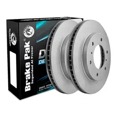 GENERICO - Set X2 Discos De Freno Brake Pak Para Mitsubishi Nativa V6 2.8 Diesel