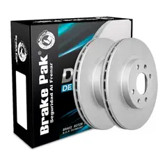 GENERICO - Set X2 Discos De Freno Brake Pak Para Renault Symbol 1.4