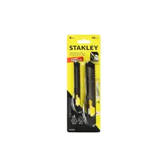 STANLEY - Juego de Cuchillas Snap-Off Plásticas 9 y 18 mm