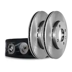 GENERICO - Set X2 Discos De Freno Brake Pak Para Volkswagen Golf 2.0 - 2.8