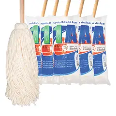 1A - Trapero Encabado R1200 Con Cabo De Madera X6 Unidades