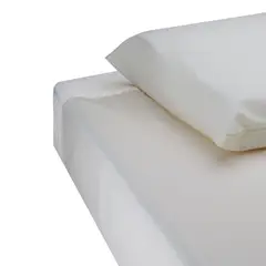 CASA BONITA - Juego De Sábanas Sencillo 132 Hilos Beige