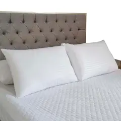 DORMIALMOHADA - Set X2 Almohadas Fibra Sintética Media 65X45 Cm