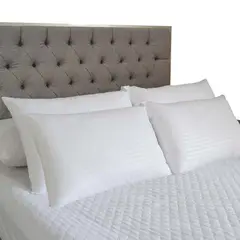 DORMIALMOHADA - Set X4 Almohadas Fibra Sintética Media 65X45 Cm