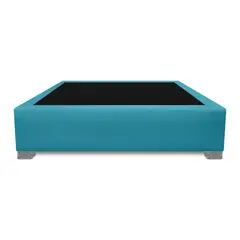 MAGIC CLASS - Base Cama Premium Top Sencilla 100X190Cm Ecocuero Azul