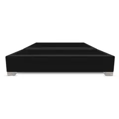 MAGIC CLASS - Base Cama Premium Top Dividida King 200x200cm Microfibra Negro