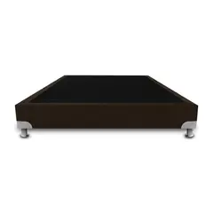 MAGIC CLASS - Base Cama De Lujo Boston Doble 140X190Cm Ecocuero Café