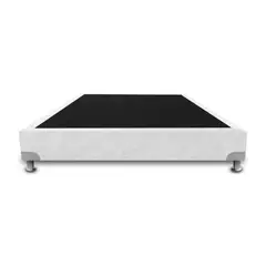 MAGIC CLASS - Base Cama de Lujo Boston Sencilla 100x190cm Microfibra Blanco