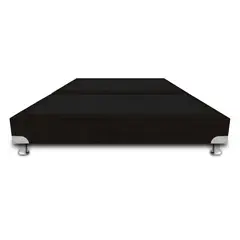 MAGIC CLASS - Base Cama De Lujo Boston Dividida Doble 140X190Cm Ecocuero Café