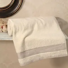 CANNON - Toalla Cuerpo 78x160 550 Gr Solvan Beige
