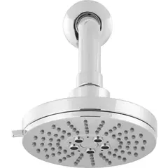 SENSI DACQUA - Regadera De Ducha Redonda 12 Cm Abs Brazo 15 Cm