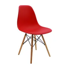 OR DESIGN - Silla eames negra diseno nf patas en madera