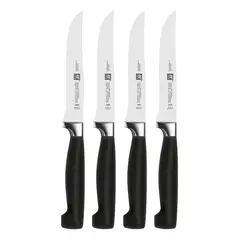 ZWILLING - Set de 4 Cuchillos Four Star con Mango Color Negro