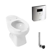 CORONA - Kit Taza Báltica plus entrada posterior con fluxómetro de sensor